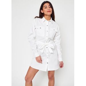 Belted Shirt Dress par NA-KD Blanc 38 Accessoires