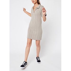 Pique Collar Knitted Dress par NA-KD Beige M Accessoires