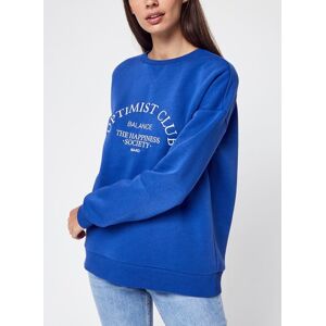 Organic Optimist Sweatshirt par NA-KD Bleu XS Accessoires