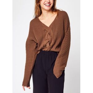 Braided Knitted Sweater par NA-KD Marron XS Accessoires