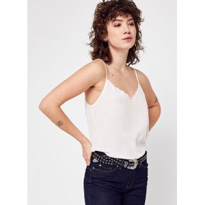 Top Soie BW11055 par IKKS Women Blanc 44 Accessoires - Publicité