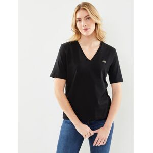 Tee Shirt col V TF7300 par Lacoste Noir 40 Accessoires - Publicité