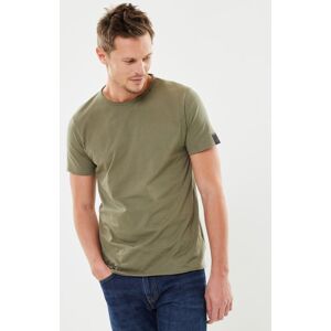 T-shirt col rond basic kaki par Replay Vert L Accessoires - Publicité