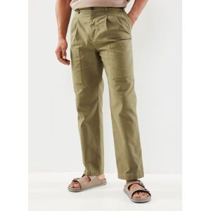 PLEATED CARGO TROUSER par Pompeii Vert 38 Accessoires