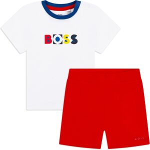 Boss Ensemble t-shirt et bermuda GARCON 6M Rouge - Publicité