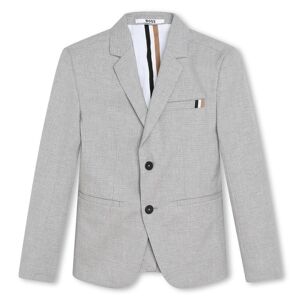 Boss Veste de costume en coton GARCON 6A Gris - Publicité
