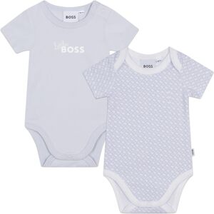 Boss Lot de 2 bodys GARCON 1M Bleu - Publicité