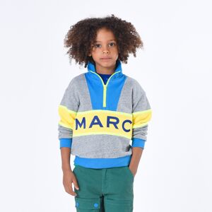 MARC JACOBS Sweat-shirt col camionneur GARCON 4A Gris - Publicité