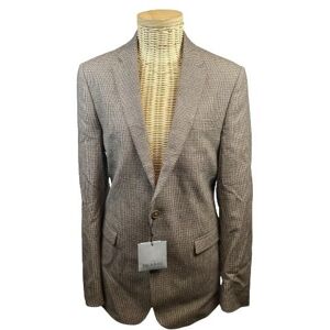 Veste blazer à carreaux beige - Brummell (printemps) - 46 Ecru 46 - Publicité