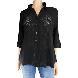 Chemise manches 3/4-M&S--Noir-42 - L-Féminin  42 - Publicité