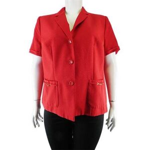 Veste manches courtes -Daxon--Rouge-54 - 3XL-Féminin  54