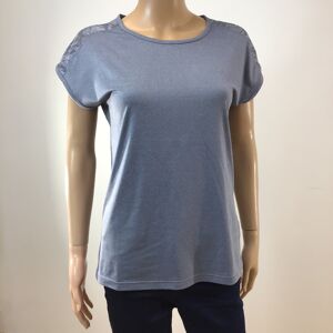 T-shirt bleu/gris Columbia - Taille S Bleu 36 - Publicité