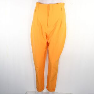 Pantalon Femme Orange BERSHKA Taille 38 Orange 38 - Publicité