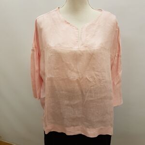 tunique en lin rose - MONOPRIX - Taille XL Rose XL - Publicité