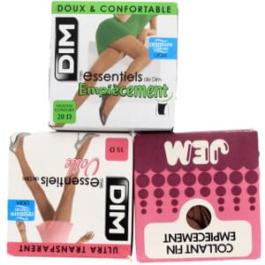 Lot de 3 paires de collants panachés - ambre, fox et poivre - femme - taille 4  T3 - Publicité