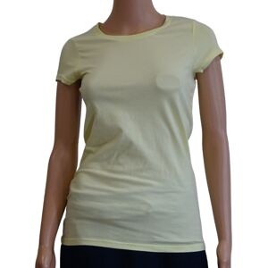 T-shirt jaune neuf femme " Eldys " Taille : 34/36 Jaune 34 - Publicité