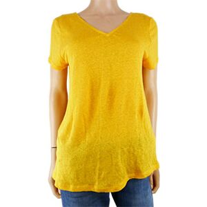 T-shirt jaune manches courtes - Femme - Camaïeu - M Jaune M - Publicité