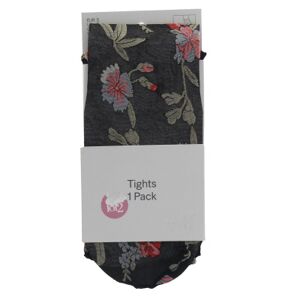 Collants à fleurs - femme - H&M - Taille S Noir S - Publicité
