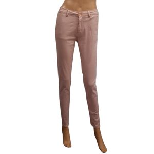 Pantalon slim Le Temps Des Cerises T 25=34/36 en toile rose pâle Rose XS - Publicité