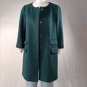 Manteau en laine & cachemire - Massimo Dutti - taille 40 Vert 40 - Publicité