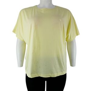 T-shirt jaune pastel manches courtes Femme - Griffon - Taille 6 Jaune T6 - Publicité