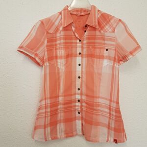 Femme : Chemise manches courtes - Esprit- Taille M Orange M - Publicité