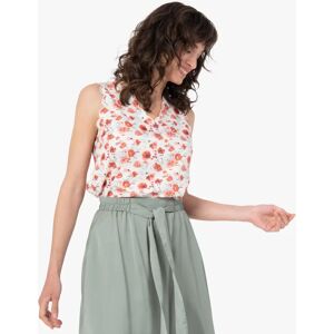 GEMO Blouse femme sans manches imprimée avec finitions festonnées - 40 - imprime - GEMO imprime