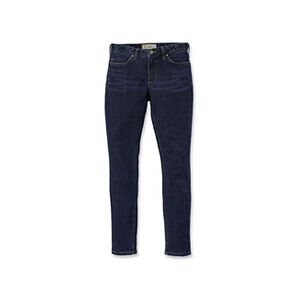 Carhartt Jean slim-fit femme LAYTON SKINNY T44 W12 bleu marine - - S1102734464W12REG - Publicité