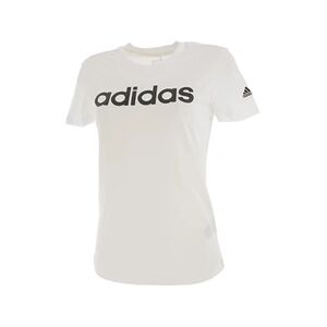 Adidas Tee shirt manches courtes Lin white blk mc tee l Blanc Taille : XS - Publicité