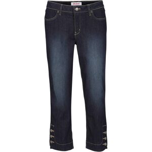 bonprix Jean confort stretch 7/8 Slim Fit bleu 36 - Publicité