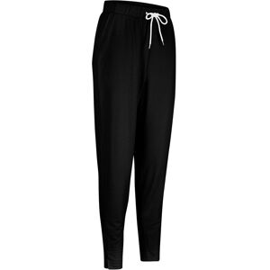 bonprix Pantalon de jogging léger avec viscose noir 38/40/42/44/46/48/50/52/54/56 - Publicité