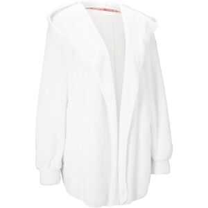 bonprix Veste en polaire peluche blanc 58/60/38/40/42/44/46/48/50/52/54/56 - Publicité