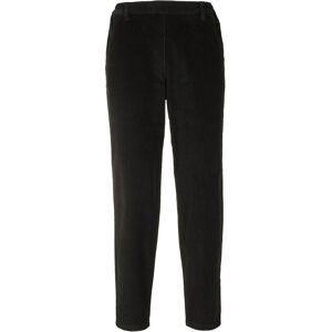 bonprix Pantalon en velours côtelé avec taille confortable, longueur cheville noir 40/42/52/46/56/44/50/58/54/48 - Publicité