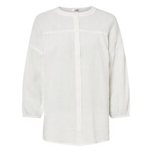 bonprix Tunique-blouse en mousseline blanc 50 - Publicité
