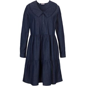 bonprix Robe-tunique en jean avec col bleu 38/54/44/40/48/50/52/46/42/56 - Publicité