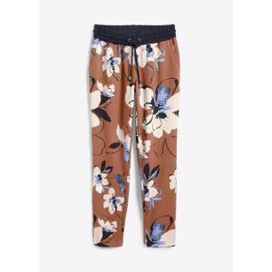 bonprix Pantalon sweat à imprimé floral marron 54/56/58/60/46/48/38/40/42/44/50/52 - Publicité