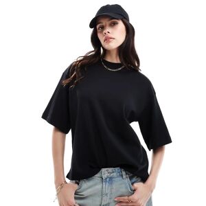AllSaints - Amelie - T-shirt oversize coupe carrÃ©e - Noir Noir S female - Publicité