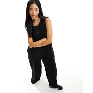 ASOS DESIGN - Combinaison jupe-culotte ras de cou - Noir Noir 38 female - Publicité
