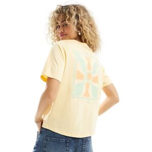 Columbia - North Cascades - T-shirt imprimÃ© dans le dos - Jaune Jaune XL female - Publicité