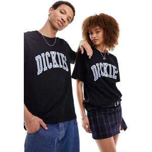 Dickies - Aitken - T-shirt Ã  grand logo - Noir Noir L unisex - Publicité