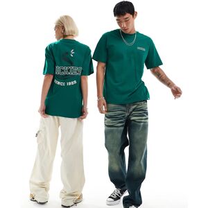 ExclusivitÃ© ASOS - Dickies - Cascade Lock - T-shirt manches courtes imprimÃ© au dos - Vert foncÃ© Vert M unisex - Publicité