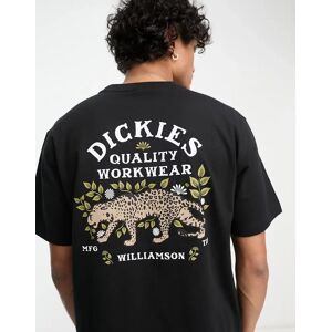 ExclusivitÃ© ASOS - Dickies - Fort Lewis - T-shirt Ã  imprimÃ© tigre au dos - Noir Noir XL unisex - Publicité