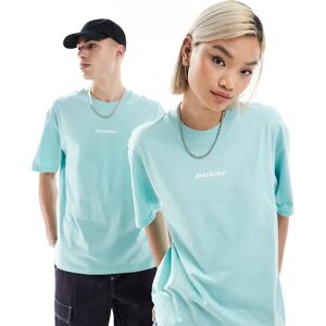 ExclusivitÃ© ASOS - Dickies - Valley Falls - T-shirt Ã  manches courtes et logo au centre - Turquoise pastel-Bleu Bleu M unisex - Publicité