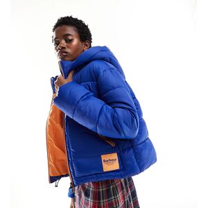 ExclusivitÃ© Barbour x ASOS - Doudoune Ã  capuche - Bleu Bleu 40 female