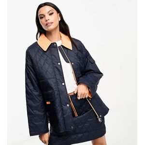 ExclusivitÃ© Barbour x ASOS - Veste matelassÃ©e - Bleu marine Bleu marine 46 female