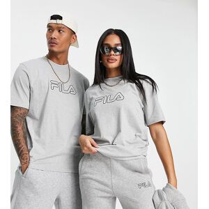 Fila - Heritage - T-shirt unisexe - Gris Gris L unisex - Publicité