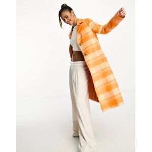 - Manteau boutonnÃ© coupe slim - Orange Orange 42 female