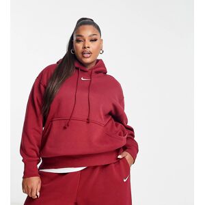 Nike Plus - Phoenix - Sweat Ã  capuche - Rouge campus Rouge 2X female - Publicité