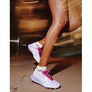 Nike Running - React Pegasus Trail 4 - Baskets - Blanc cassÃ© et rose vif-Violet Violet 44 female - Publicité