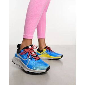 Nike Running - React Pegasus Trail 4 - Baskets - Jaune et bleu Bleu 44 female - Publicité